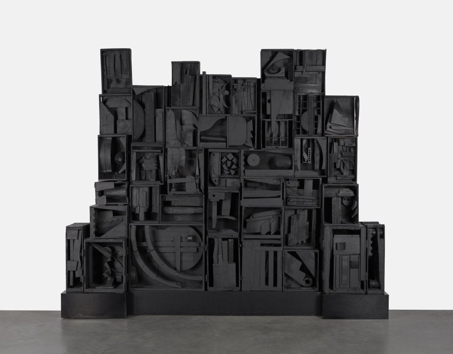 Louise Nevelson (1958) Sky Cathedral 