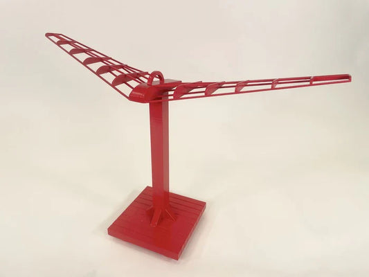 Small Flight to Nowhere, Kurt Dyrhaug, 2024, 3D print, 15 x 22 x 6.5 in. / 38.1 x 55.88 x 16.51 cm.