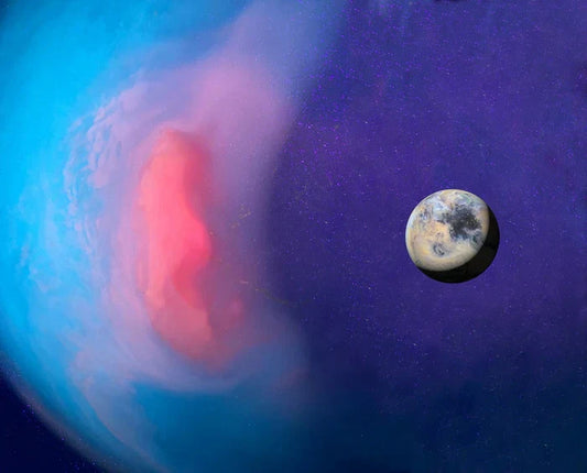 Shock Wave, Glenn Taylor, 2025, mixed media, 14 x 11 in. / 35.56 x 27.94 cm.