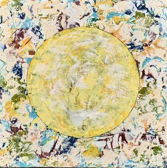 Visions of Hildegard #10, Christopher Hynes, 2025, mixed media, 12 x 12 in. / 30.48 x 30.48 cm.