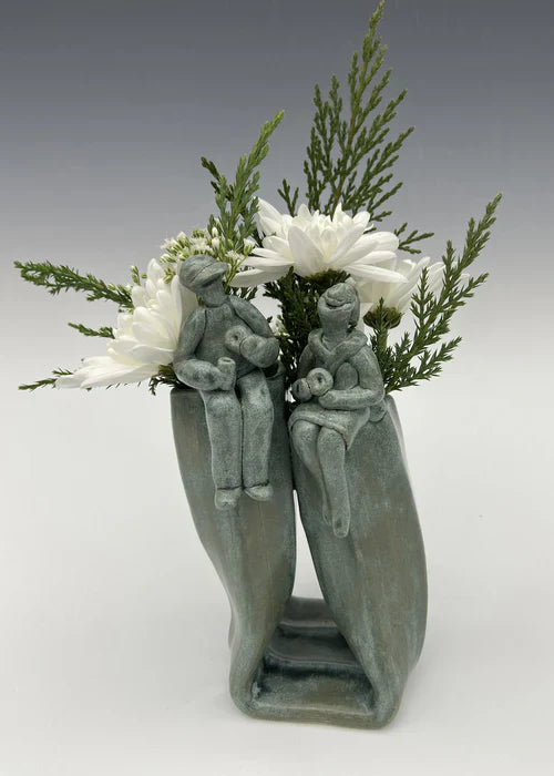 Bagels, Tamara Meyer, 2025, glazed stoneware, 6.5 x 4 x 2.5 in. / 16.51 x 10.16 x 6.35 cm.