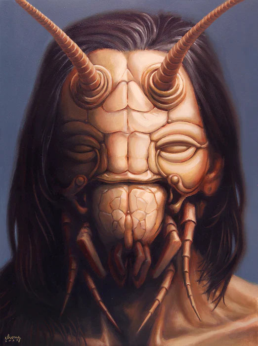 THE WICKED, Sammy Chong, 2024, oil on paper, 30 x 22 in. / 76.2 x 55.88 cm.