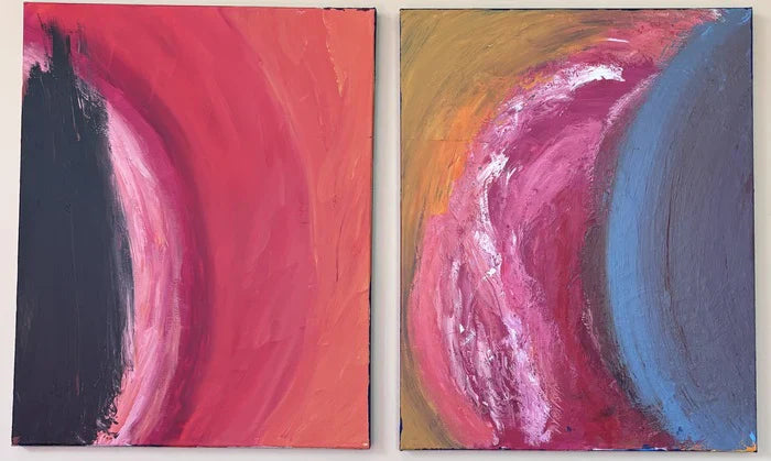 Opening, Nathaniel Martin, 2026, acrylic, 20 x 16 in. / 50.8 x 40.64 cm.
