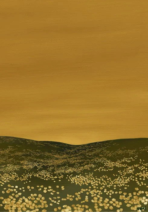 Where Will I Find The Sun, Toni Hisako, 2025, digital painting, 12 x 8 in. / 30.48 x 20.32 cm.