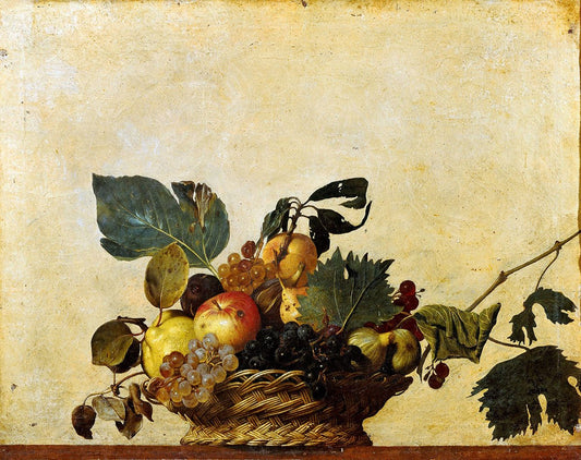 "Basket of Fruit" by Caravaggio (1596)