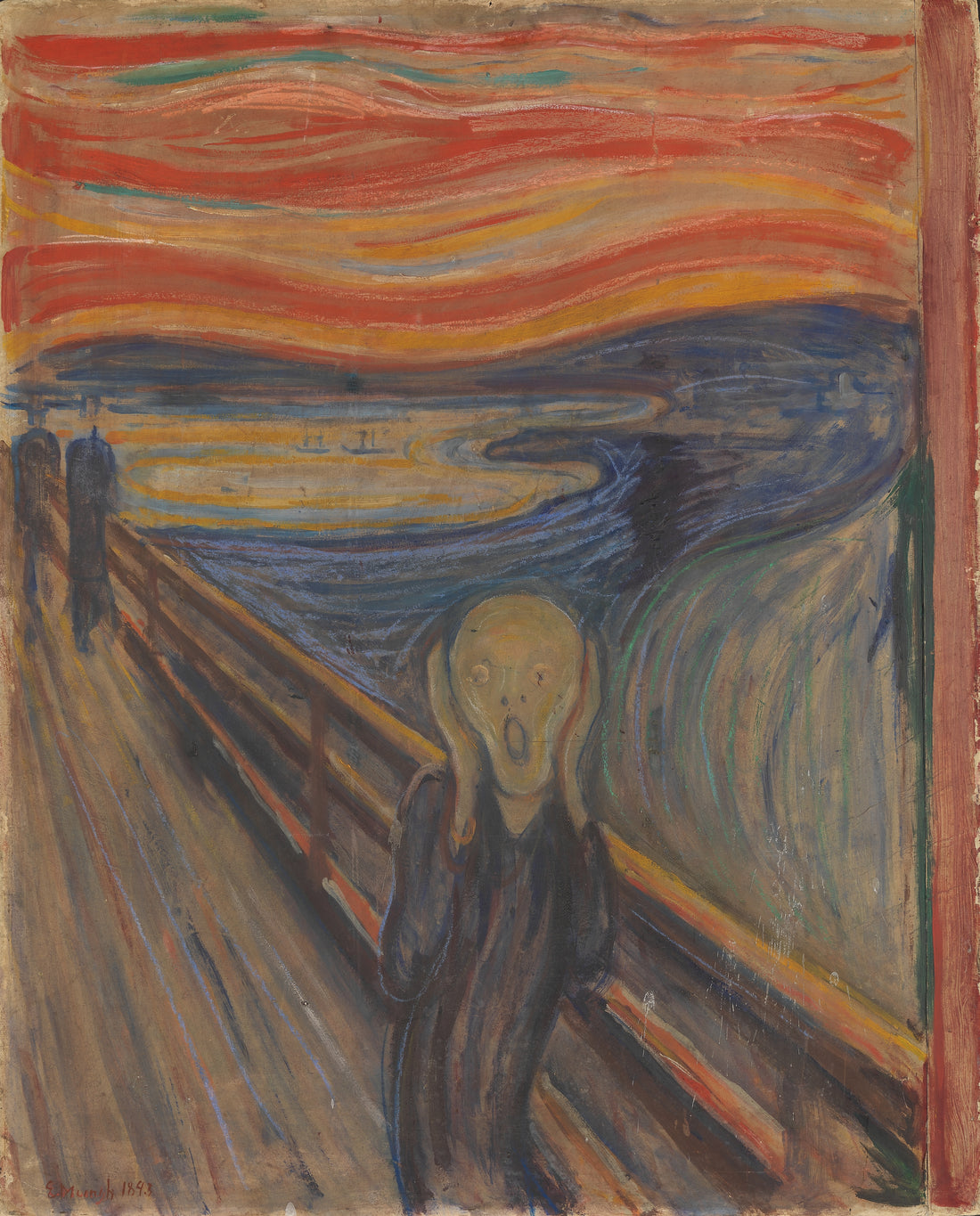 ﻿The Scream ﻿(1893) Edvard Munch