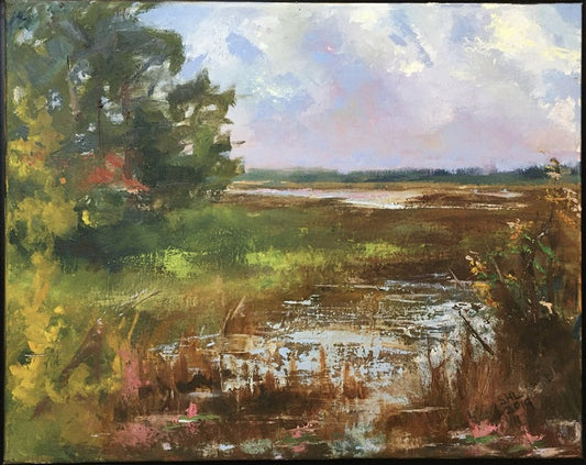 Allen's Fresh III, Susannah Lynch, 2019, oil on linen, 16 x 20 in. / 40.64 x 50.8 cm.