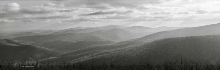 Shenandoah National Park, John Shelby Schmidt, 2017, photography, 6 x 17 in. / 15.24 x 43.18 cm.