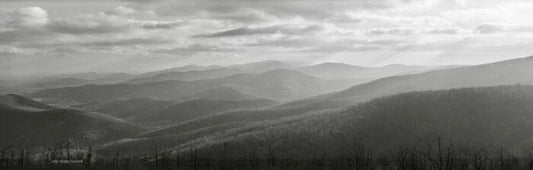 Shenandoah National Park, John Shelby Schmidt, 2017, photography, 6 x 17 in. / 15.24 x 43.18 cm.