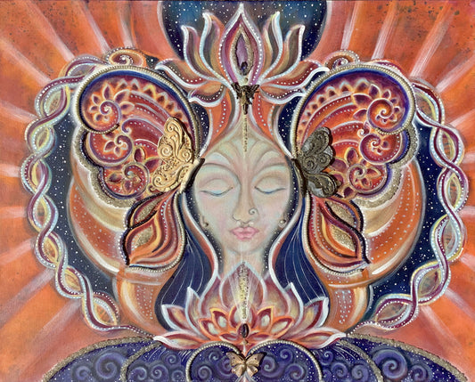 Receptivity, Marion Maenner, 2021, mixed media, 24 x 30 in. / 60.96 x 76.2 cm.