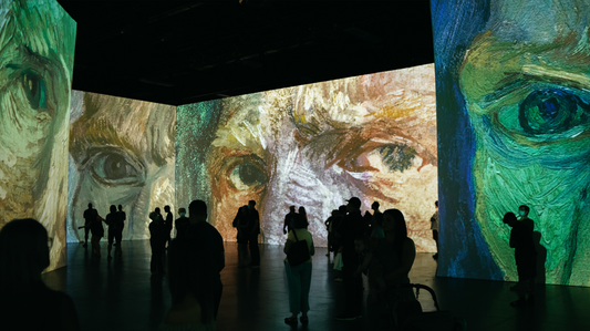 art auction setting for Vincent van Gogh