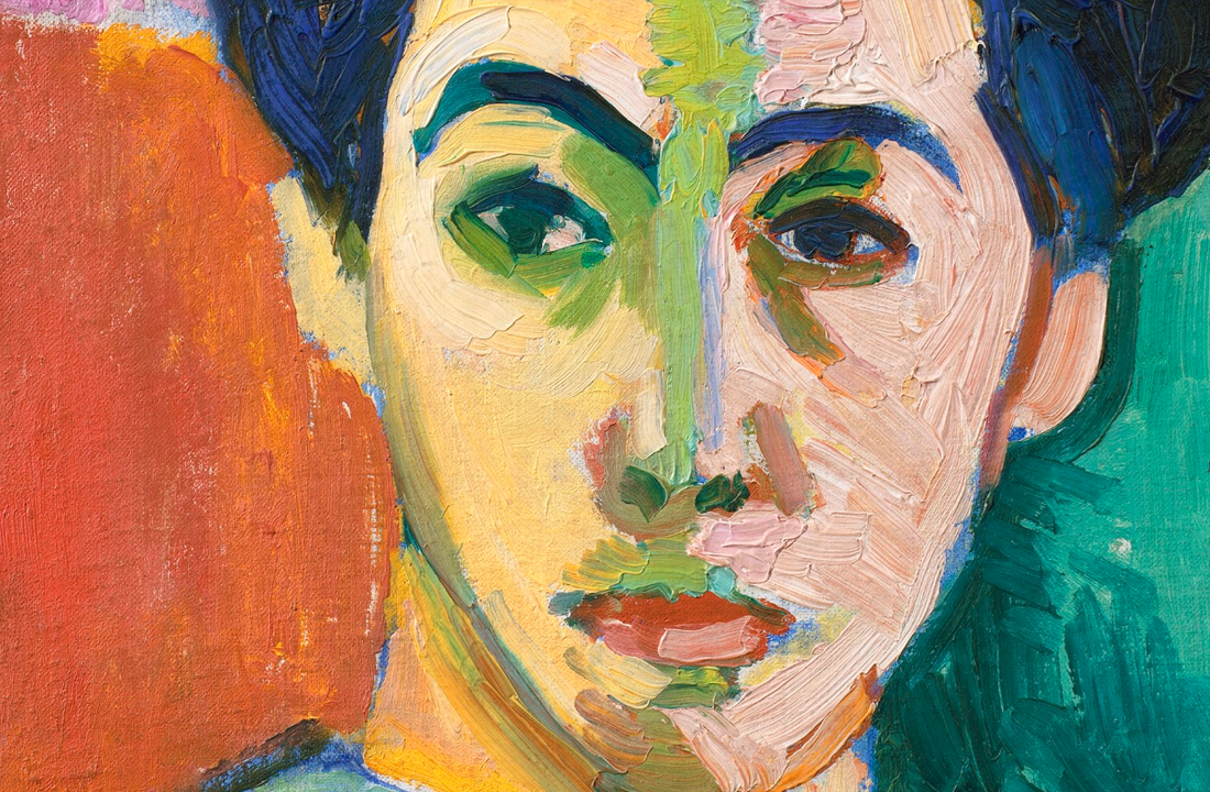 detail of The Green Stripe by Henri Matisse
