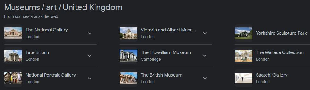 top 10 art museums and art galleries in united kingdom