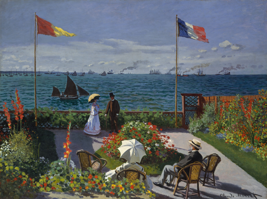 "Terrace at Sainte-Adresse" by Claude Monet (1867)