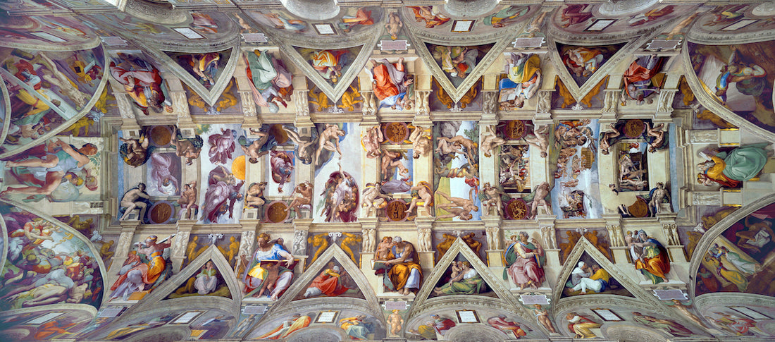 Michelangelo, Ceiling of the Sistine Chapel, 1508–12, fresco (Vatican City, Rome)