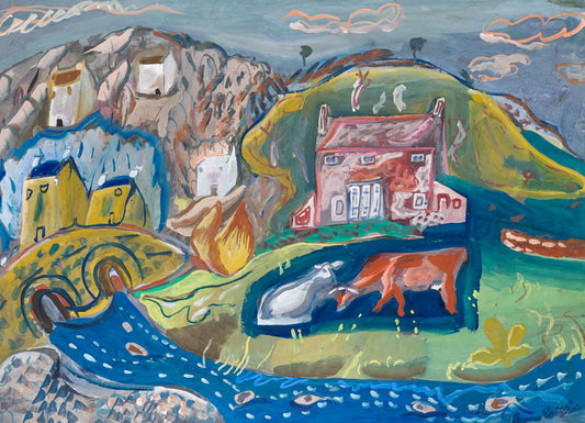  Solva (Fishing Village in Pembrokeshire), 1936 by Frances Hodgkins (d. 1947)