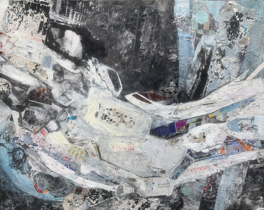 Reinvent Yourself, 2025, mixed media, 19 x 24 in. / 48.26 x 60.96 cm.