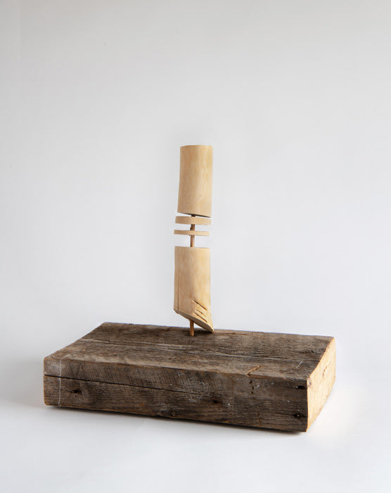 Stacks/Recuperations Series, 2023, sculpture, 17.5 x 15.25 x 8.95 in. / 44.45 x 38.73 x 22.7 cm.