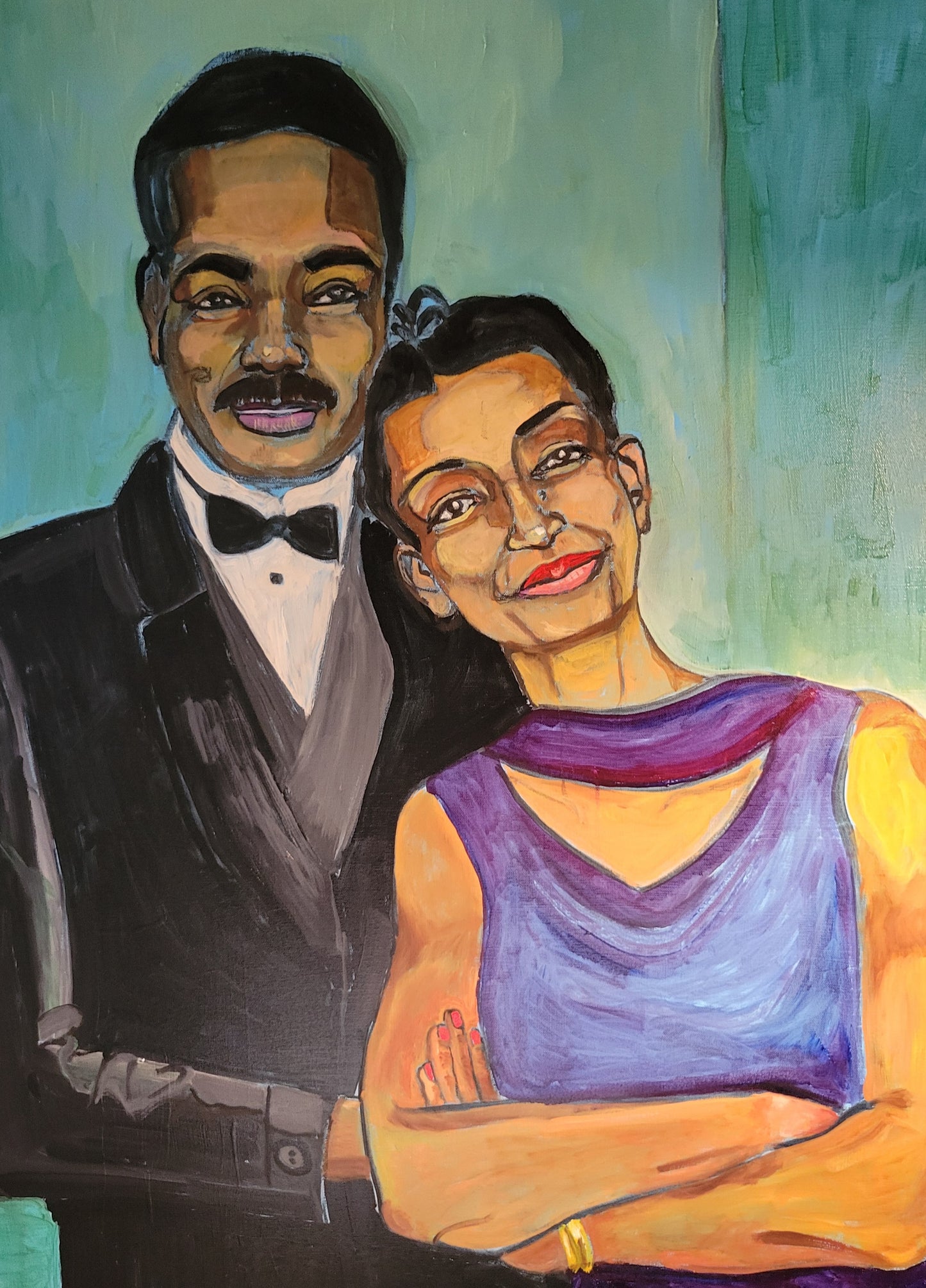The Averys, 2024, oil on canvas, 30 x 40 in. / 76.2 x 101.6 cm.