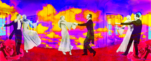 Fred & Ginger, 2013, archival ink print, 17 x 34 in. / 43.18 x 86.36 cm.