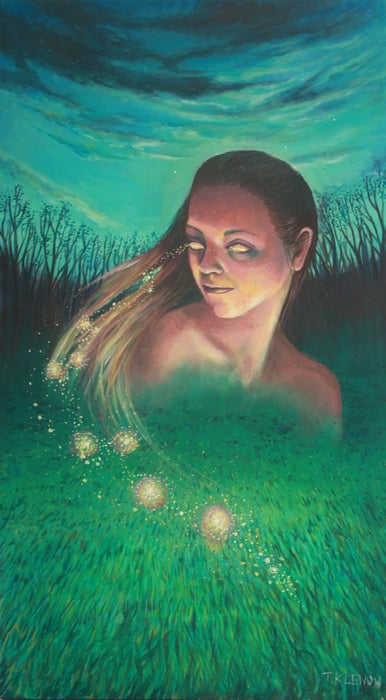 TK02-Firefly, 2020, oil on canvas, 32 x 22 in. / 81.38 x 55.88 cm.