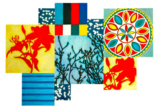 Full Bloom, 2006, oil on canvas, 78 x 108 in. / 198.12 x 274.32 cm.
