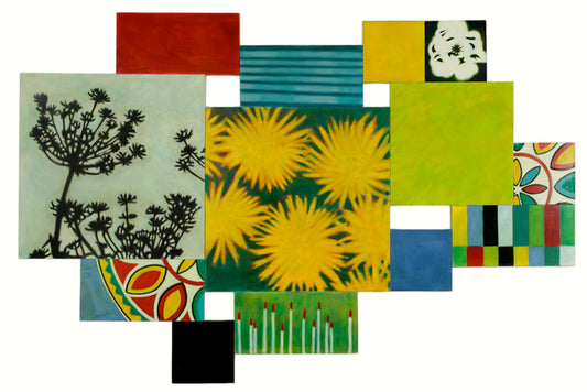 Travelogue, 2006, oil on canvas, 78 x 108 in. / 198.12 x 274.32 cm.