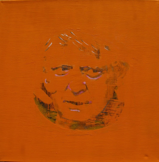 What's It Going to Be Then, Eh?, 2015, acrylics and ink, 12 x 12 in. / 30.48 x 30.48 cm.