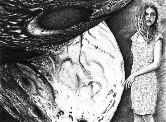 The Strangest Thing - Hektor, 2021, graphite pencil on paper, 16 x 20 in. / 40.64 x 50.8 cm.