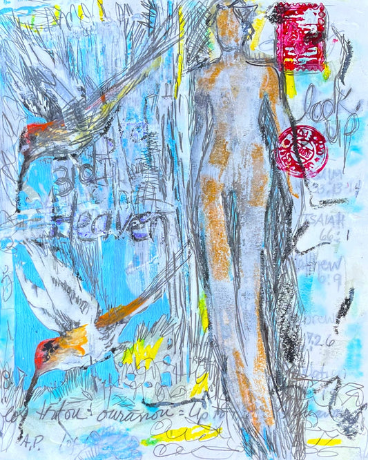 3rd Heaven (3), 2026, paper, 9 x 12 in. / 22.86 x 30.48 cm.
