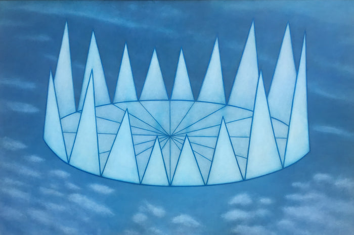 ''When a Happy Thing Falls", 2010, oil on canvas, 40 x 60 in. / 101.6 x 152.4 cm.