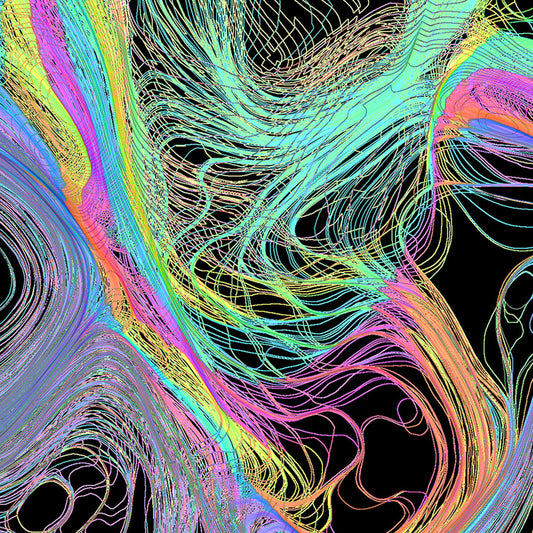 Lupe 2r - 2 - 1, 2019, dye-infused aluminum print, 30 x 30 in. / 76.2 x 76.2 cm.