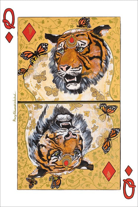 QUEEN OF DIAMONDS, 2020, acrylic on canvas, 36 x 24 in. / 91.44 x 60.96 cm.