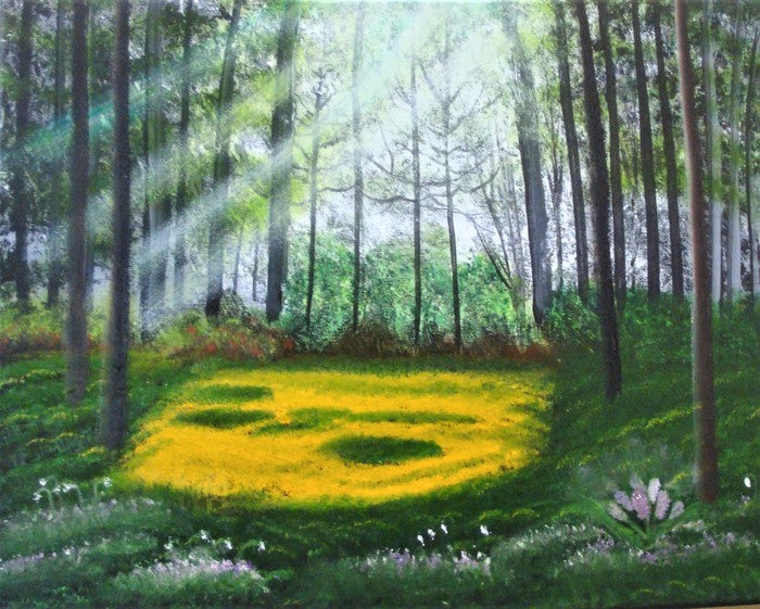 Deep Deep Forest, 2019, oil, 20 x 16 in. / 50.8 x 40.64 cm.