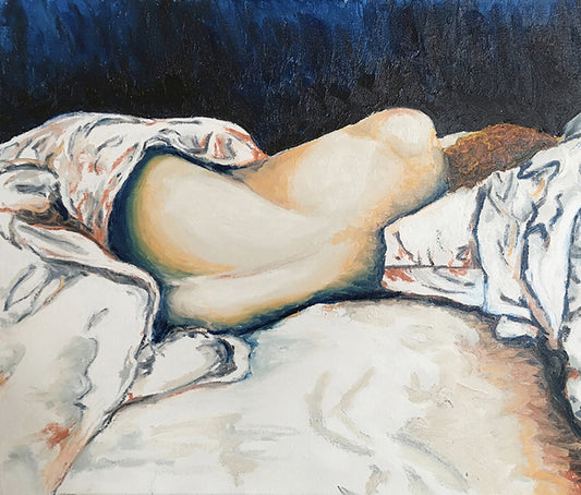 Eleanor, 2020, oil sticks on canvas, 20 x 24 in. / 50.8 x 60.96 cm.