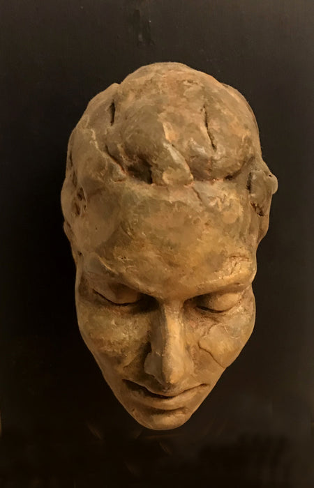 Jessica, 2020, bronze, 6 x 4 x 4 in. / 15.24 x 10.16 x 10.16 cm.