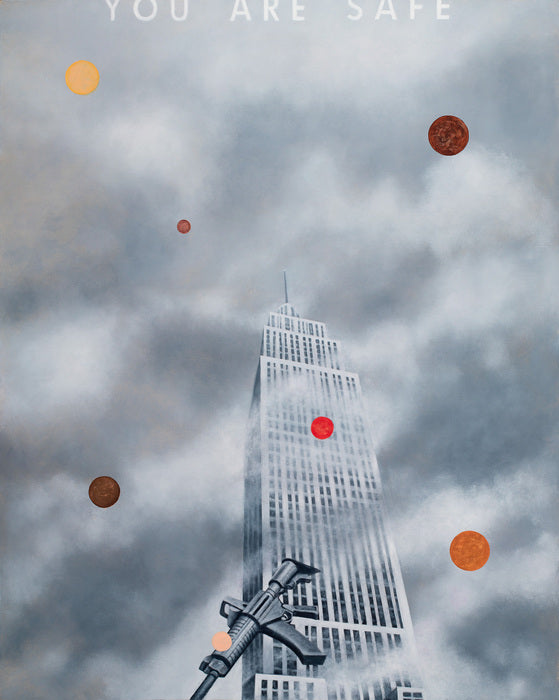 You Are Safe, 2021, oil on canvas, 60 x 48 in. / 152.4 x 121.92 cm.