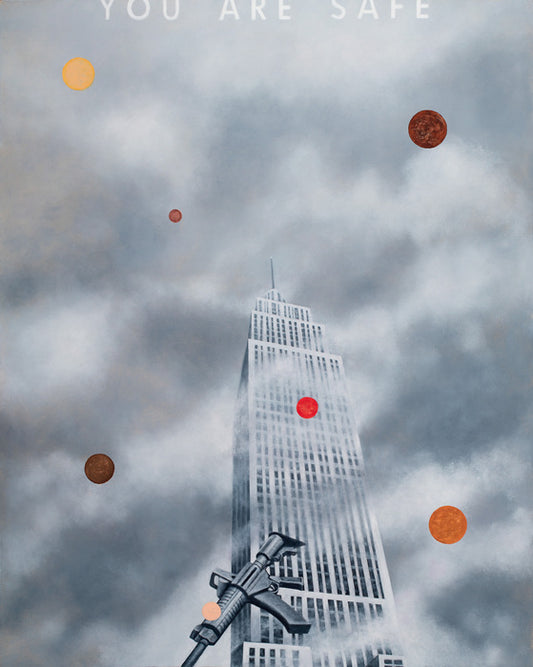 You Are Safe, 2021, oil on canvas, 60 x 48 in. / 152.4 x 121.92 cm.