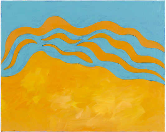 Heat, 2020, oil on canvas, 16 x 20 in. / 40.64 x 50.8 cm.