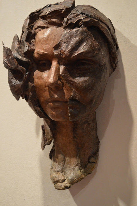 Inner Alchemy 1, 2019, bronze, 17 x 10 x 6 in. / 43.18 x 25.4 x 15.24 cm.