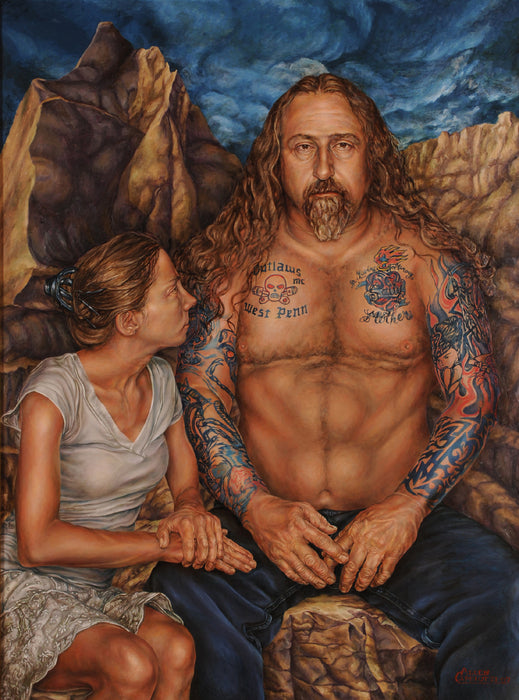 Purple Mountain Majesty, 2007, oil on linen, 48 x 36 in. / 121.92 x 91.44 cm.