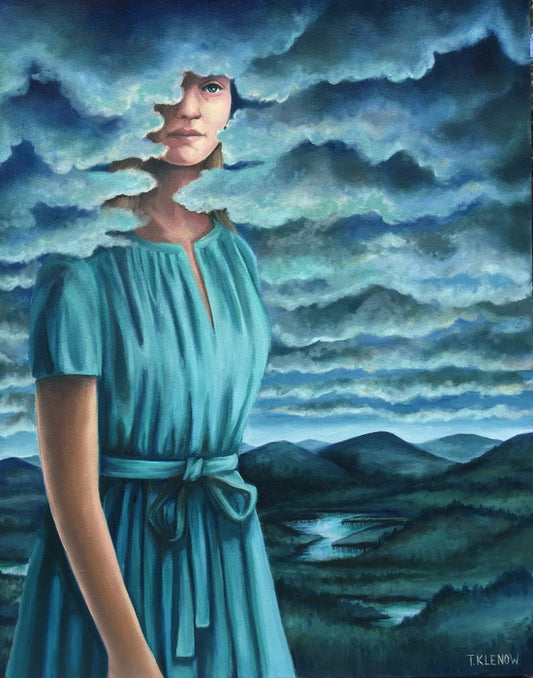 Long View, 2021, oil on canvas, 28 x 22 in. / 71.12 x 55.88 cm.