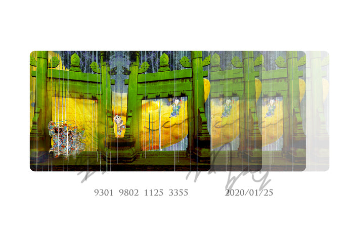 Scan Slowly for Our Ego, 2021, digital photo collage, 30 x 44 in. / 76.2 x 111.76 cm.