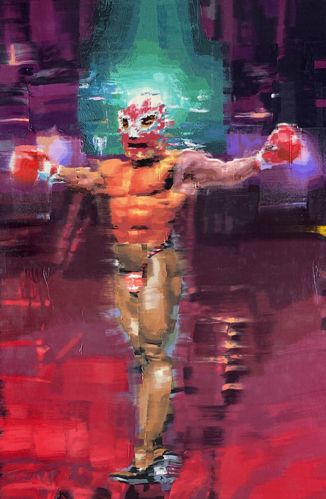 Resurrection, 2023, oil on canvas, 30 x 19 in. / 76.2 x 48.26 cm.