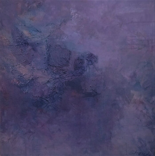 Nocturnal Sounds, 2021, mixed media, 30 x 30 in. / 76.2 x 76.2 cm.