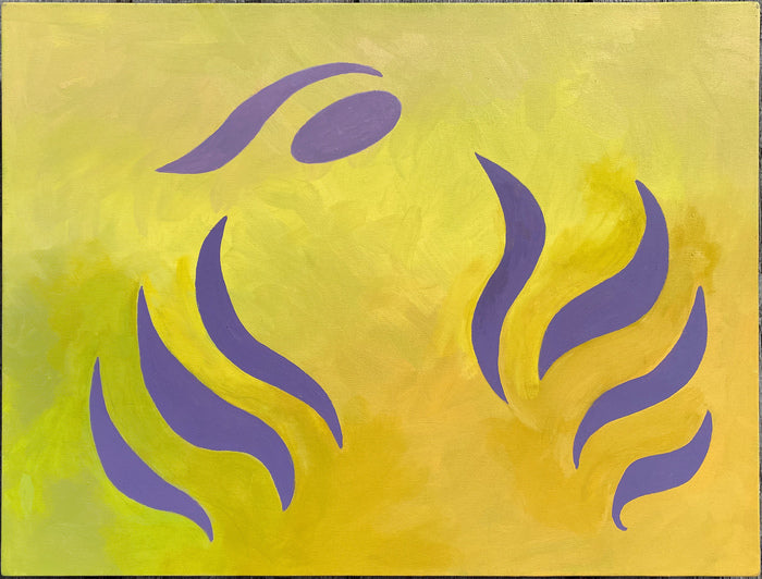 Lavender, 2021, oil on canvas, 18 x 24 in. / 45.72 x 60.96 cm.