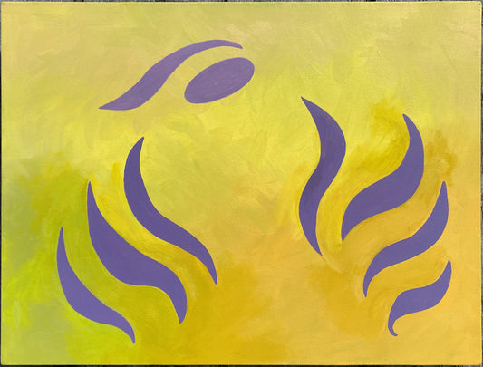 Lavender, 2021, oil on canvas, 18 x 24 in. / 45.72 x 60.96 cm.