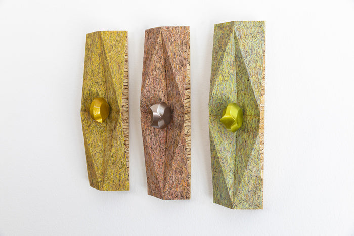 Wheat Field, 2022, wood and lacquer, 18 x 6 x 4 in. / 45.72 x 15.24 x 10.16 cm.