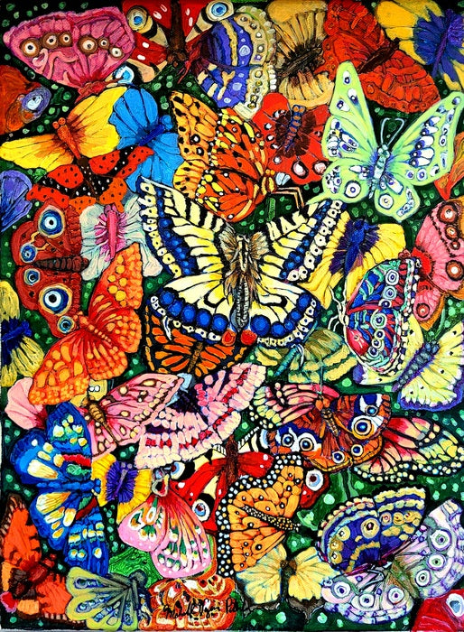 Glints of Summer Light, 2022, acrylic on canvas, 18 x 12 in. / 45.72 x 30.48 cm.