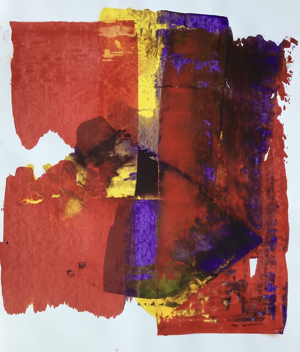 Swv10, 2022, acrylic on paper, 18 x 21 in. / 45.72 x 53.34 cm.